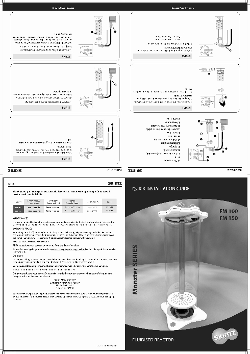 Skimz Quick Installation Guide for Fluidised Reactor Skimz Quick Installation Guide for Fluidised Reactor