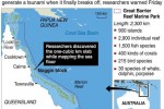 Slab of Barrier Reef sea floor breaking off: scientists
